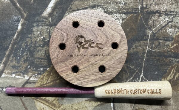 Aluminum in walnut pot.
