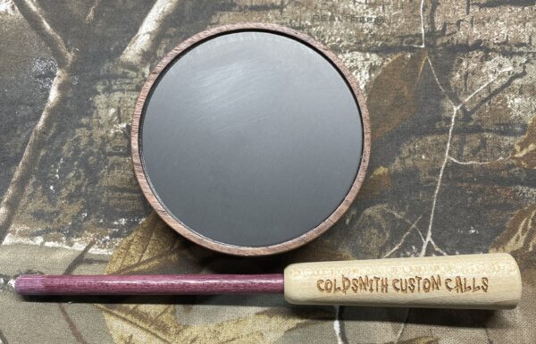 Aluminum in walnut pot. - Image 2